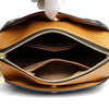 Vintage Zipper Soft Leather Interior Compartment Crossbody Bag Mssza