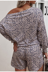 Casual polka dot print two pieces set Mssza