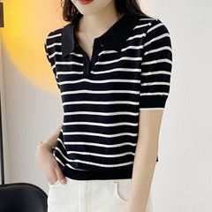 Causal Cotton Short Sleeve T-Shirt Mssza
