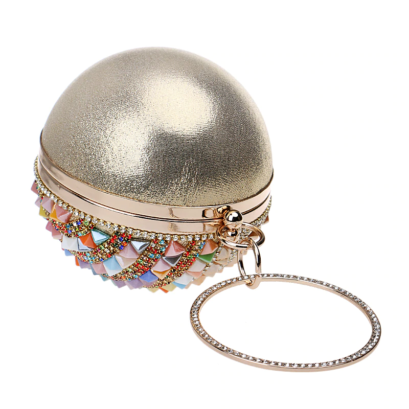 Ceramic Diamonds Party Clutch Wedding Evening Bag Mssza