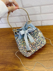 Chic New Elegant Sequined Chain Handbag Mssza