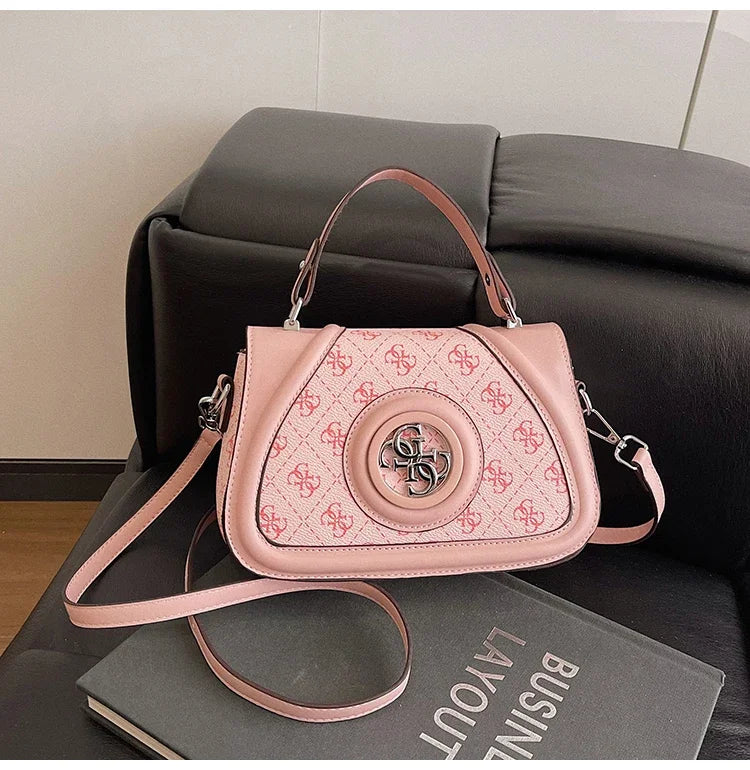 Chic Vintage Minimalist Designer Leather Large Capacity Crossbody Bag Mssza