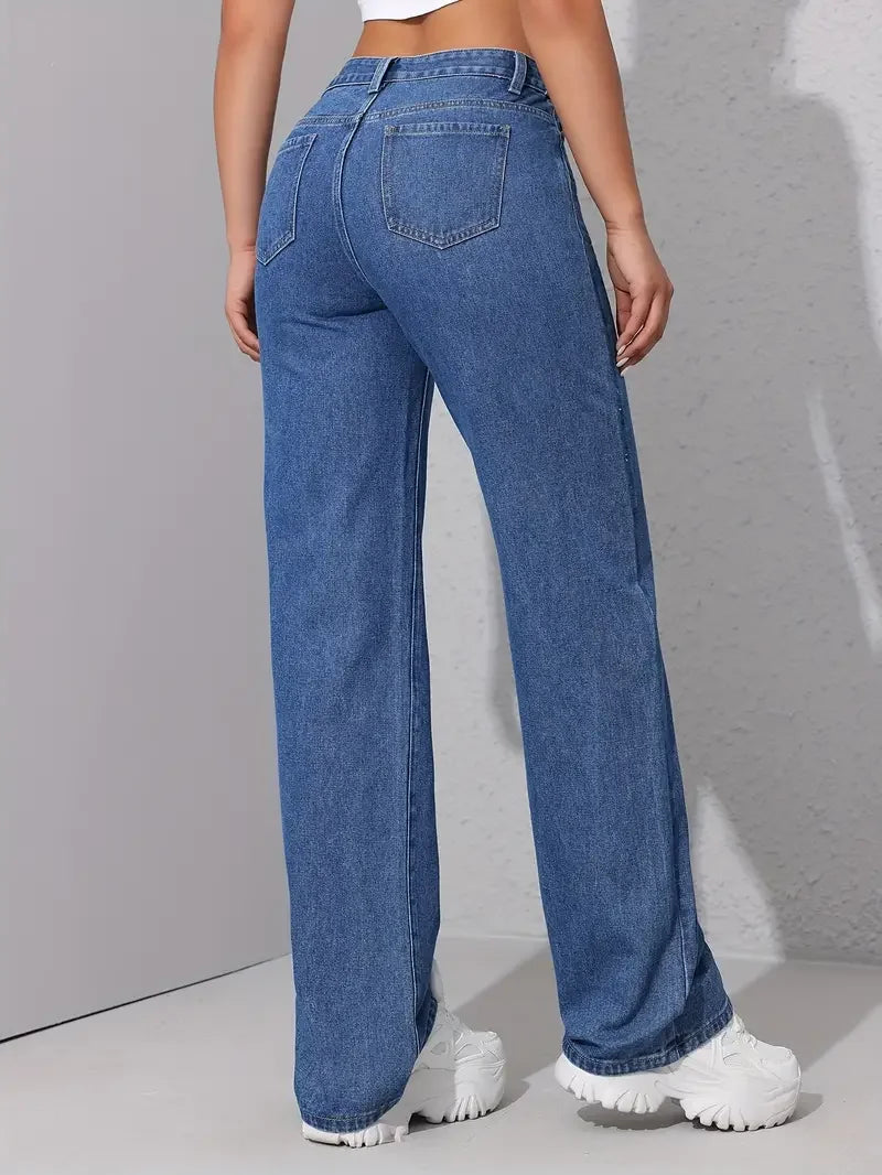 Classic Face Print Skinny Bottom High Waist Ankle-Length Stretch Jeans Mssza