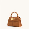 Classic Genuine Leather Denim Tote Small Square Crossbody Designer Handbag Mssza