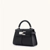 Classic Genuine Leather Denim Tote Small Square Crossbody Designer Handbag Mssza
