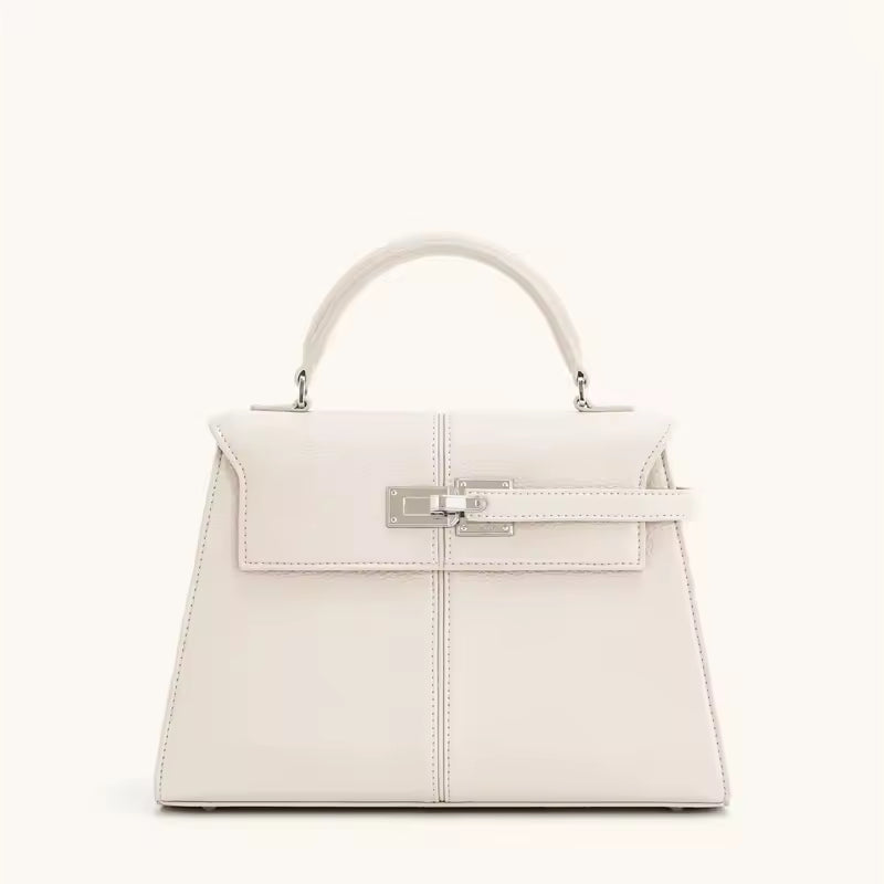 Classic Genuine Leather High-End Large Square Elise Designer Crossbody Handbag Mssza