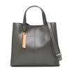 Classic Genuine Leather Tote Simple Vintage Top-handle Large Capacity Cross body Shoulder Handbag Mssza