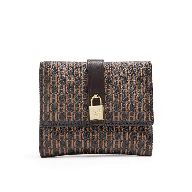 Casual High Quality Standard Versatile Letter Print Design Premium Feeling Wallet Mssza