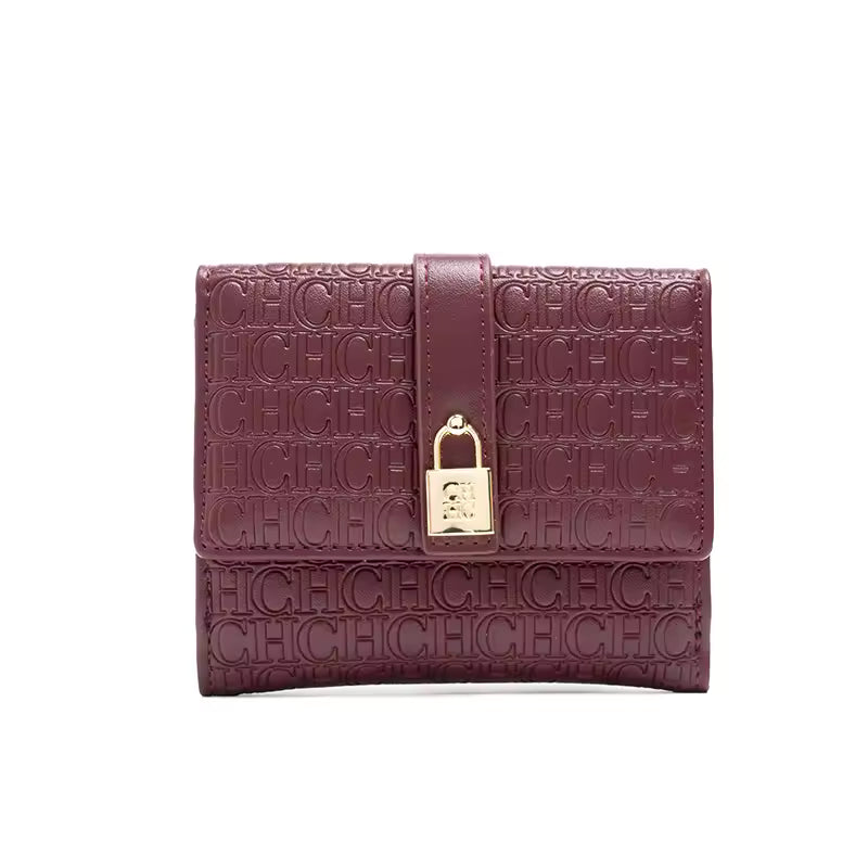 Casual High Quality Standard Versatile Letter Print Design Premium Feeling Wallet Mssza