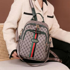 Classic Interior Slot Pocket Large Capacity Flower Backpack Mssza