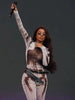Classic Mesh Full Sleeve Round Neck Skinny Overalls Mujer Trend Jumpsuits Mssza