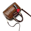 Classic PU Leather Versatile Crocodile Tote Crossbody Shoulder Bags Mssza
