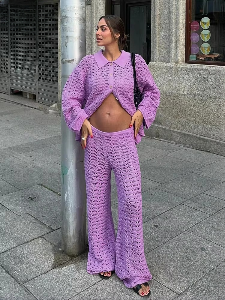 Classic Single Breasted Ankle-Length High Street Pants Suit And Shirt Mssza