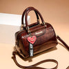 Classic Top Quality PU Leather Crocodile Tote Messenger Bag Mssza