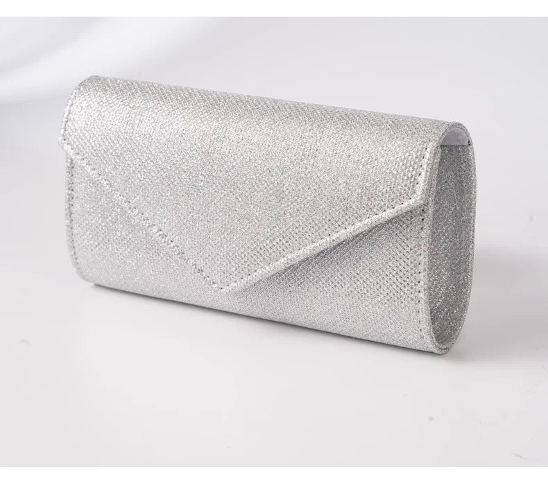 Classic Versatile Glitter Chain Envelope Clutches Evening Shoulder Bag Mssza