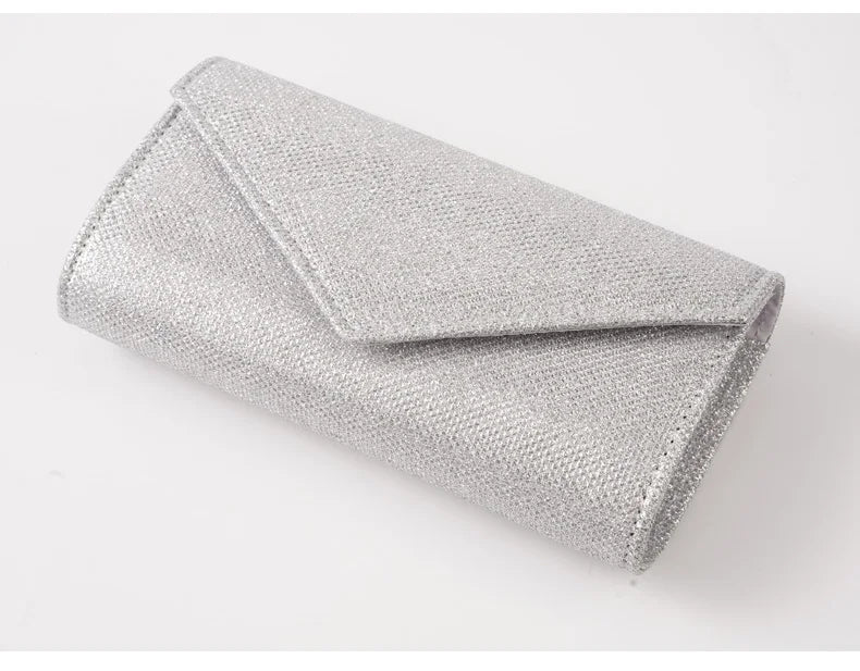 Classic Versatile Glitter Chain Envelope Clutches Evening Shoulder Bag Mssza
