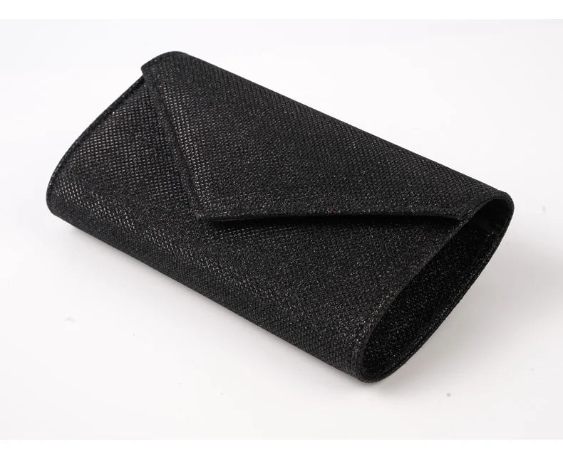 Classic Versatile Glitter Chain Envelope Clutches Evening Shoulder Bag Mssza