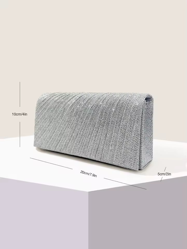 Luxury Versatile Glitter Chain Envelope Clutches Evening Shoulder Bag Mssza