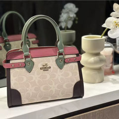Classics Cross-Border Trade Simple Large Capacity Shoulder bag Square Pattern Handbag Mssza