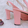 Classics Style Platform Design Rhinestone Decoration Party Wedding Shoes and Bag Mssza