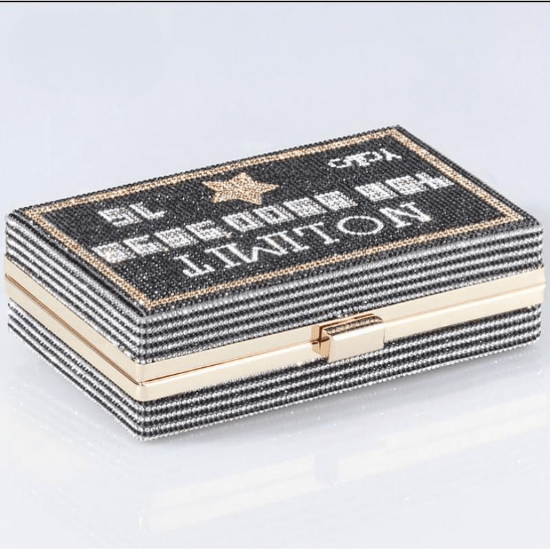 Clutch Bags Letter in Handbags Boxy Design Evening Clutch Bag Runway Trends Wedding Bag With Stone Womens Hand Bags New Mssza