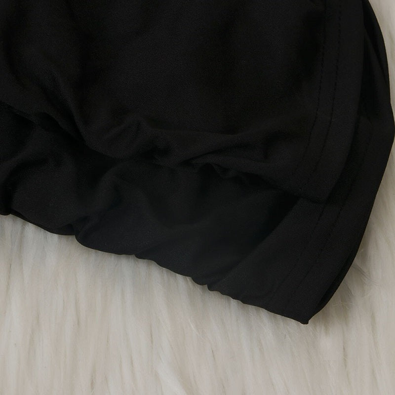 Cotton Crop Top Long Pants Sport Two Piece Set Mssza