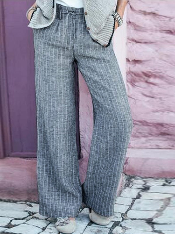 Cotton Elastic Waist Harem Pants Mssza