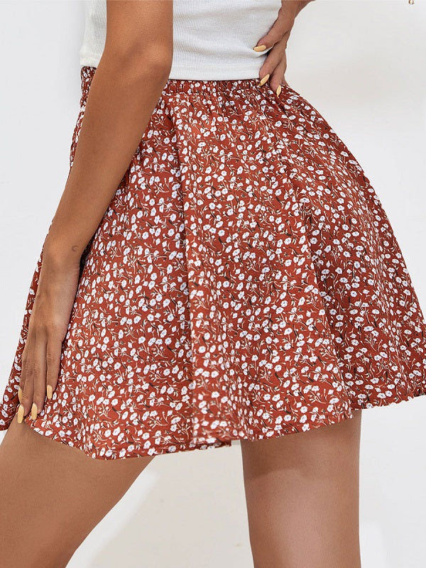 Cotton Short Bottoms Skirt Mssza