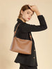 Cowhide Genuine Leather Underarm Shoulder Boston Bags Mssza