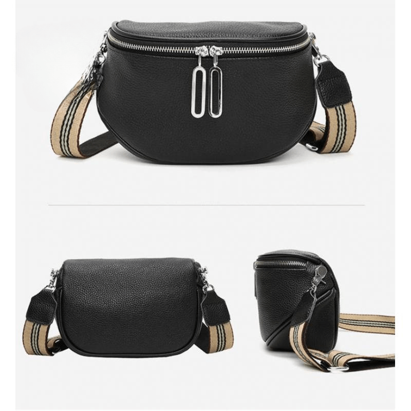 Cowhide Saddle Crossbody Bag Green Retro Casual Women Totes Shoulder Bags 260X90X160mm Mssza