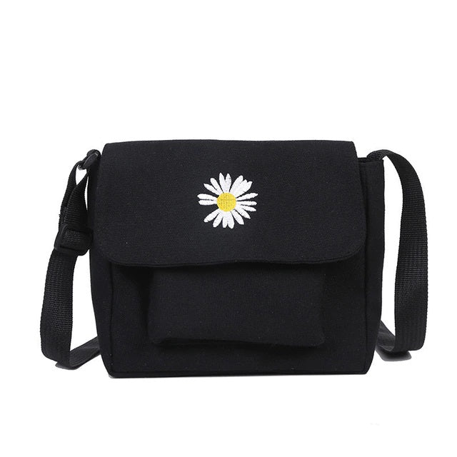 Crossbody Embroidery Zipper Shoulder Bag Mssza