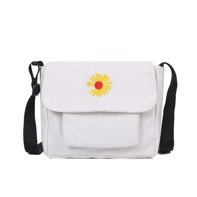 Crossbody Embroidery Zipper Shoulder Bag Mssza