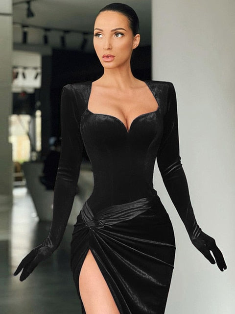 Elegant Gown Long Dress Evening Club Outfit Mssaz Desses