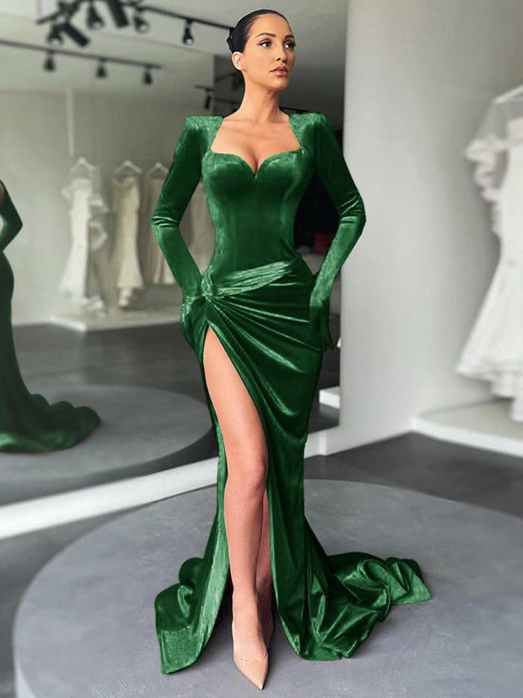Elegant Gown Long Dress Evening Club Outfit Mssaz Desses