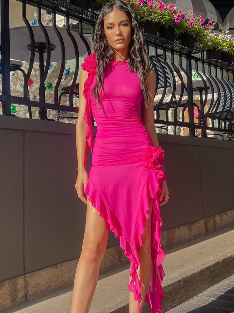 Fringe  Sleeveless Tank Dress Mssaz Desses