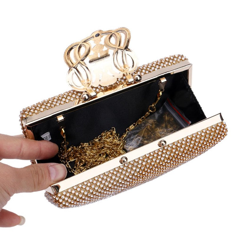 Crystal Crown Diamonds Handmade Evening Bags Mssza