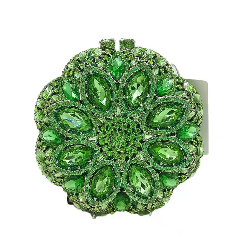 Crystal Evening Metal Party Clutches Mssza