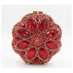 Crystal Evening Metal Party Clutches Mssza