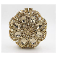 Crystal Evening Metal Party Clutches Mssza