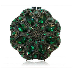 Crystal Evening Metal Party Clutches Mssza