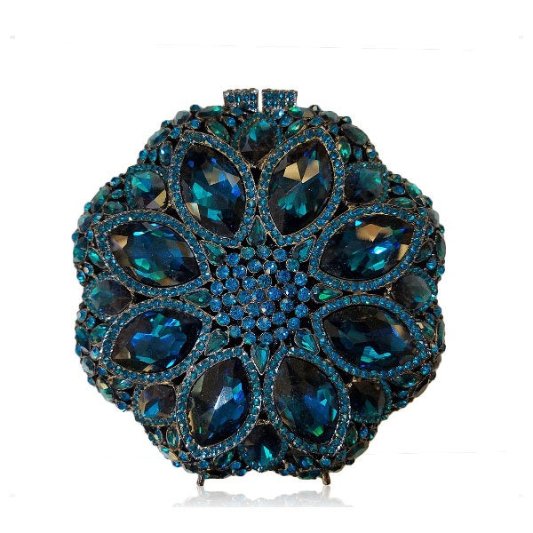 Crystal Evening Metal Party Clutches Mssza