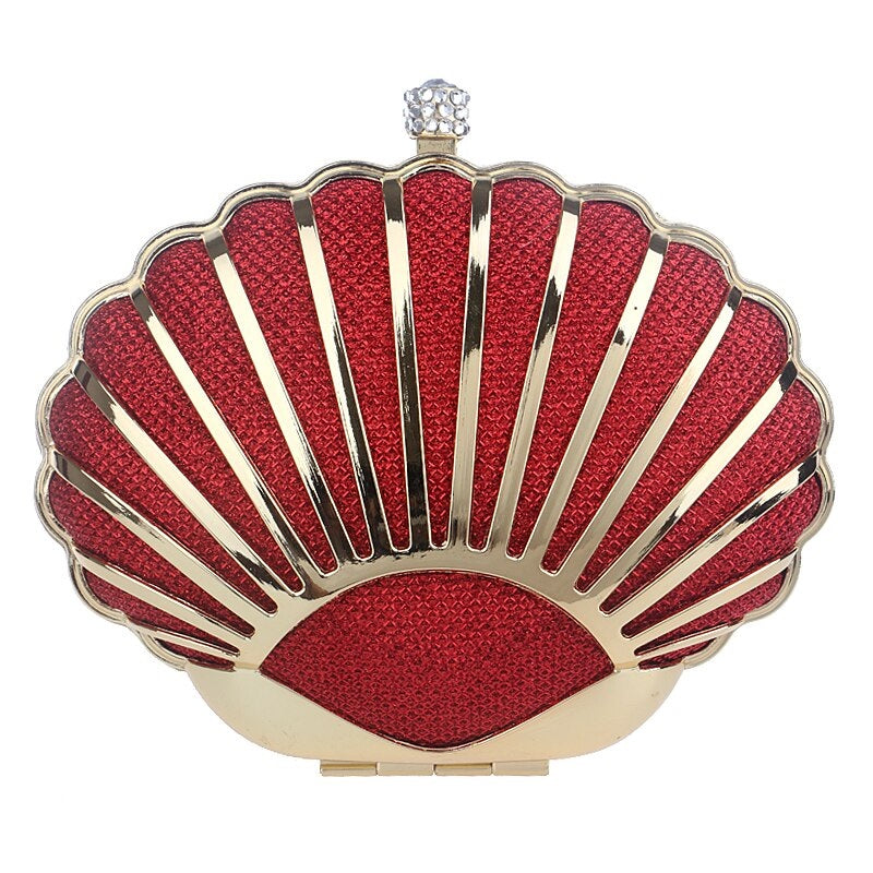 Crystal Shell Small Clutch Bags Mssza