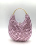 Crystals Rhinestone Gems Wedding Bridal Top Handle Clutch Purse Bag Mssza