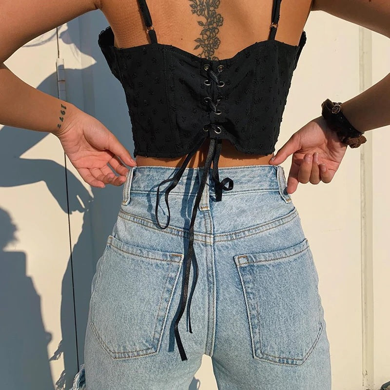 Cut Out Ripped Jeans Baggy Straight Leg Cargo Pants Mssza