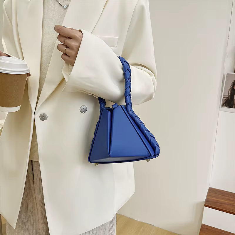 Cute Satchel Leather Shoulder Designer Crossbody Twist Tote Bag Mssza