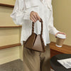 Cute Satchel Leather Shoulder Designer Crossbody Twist Tote Bag Mssza