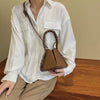 Cute Satchel Leather Shoulder Designer Crossbody Twist Tote Bag Mssza