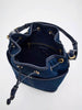 Denim Hand Bill Shoulder Canvas Bucket Bag Mssza