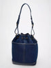 Denim Hand Bill Shoulder Canvas Bucket Bag Mssza