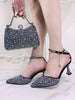 Design Style Shoes with Matching Bag Set Mssza
